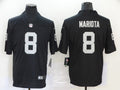Men’s Las Vegas Raiders Marcus Mariota #8 Black Jersey