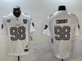 Men’s Las Vegas Raiders Maxx Crosby #98 White Jersey