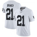Men’s Las Vegas Raiders Retired Player #21 Cliff Branch White Vapor Untouchable Stitched NFL Nike Limited Jersey