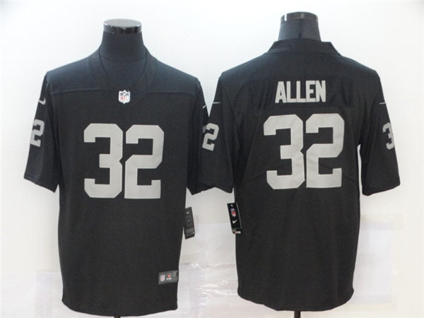 Men’s Las Vegas Raiders Retired Player #32 Marcus Allen Nike Black Football Game Jersey