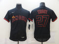 Men’s Los Angeles Angels Mike Trout #27 MLB Black Sewn Baseball Jersey