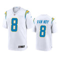 Men’s Los Angeles Chargers #8 Kyle Van Noy White Vapor Limited Player Jersey