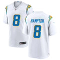 Men’s Los Angeles Chargers #8 Omarion Hampton Nike White Vapor F.U.S.E. Limited Jersey