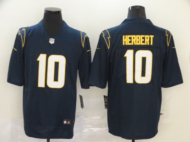 Men’s Los Angeles Chargers Justin Herbert #10 Navy Alternate Jersey