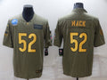 Men’s Los Angeles Chargers Khalil Mack #52 Brown Jersey