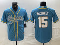 Men’s Los Angeles Chargers Ladd McConkey #15 Powder Blue Jersey