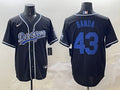 Men’s Los Angeles Dodgers Anthony Banda #43 Black Jersey