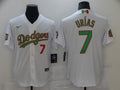 Men’s Los Angeles Dodgers Julio Urias #7 White Baseball Jersey