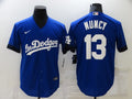 Men’s Los Angeles Dodgers Max Muncy #13 Blue Stitched Jersey