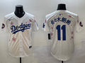 Men’s Los Angeles Dodgers Roki Sasaki #11 White Jersey