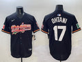 Men’s Los Angeles Dodgers Shohei Ohtani #17 Black Team Jersey