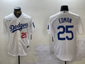 Men’s Los Angeles Dodgers Tommy Edman #25 White Home Jersey