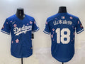 Men’s Los Angeles Dodgers Yoshinobu Yamamoto #18 Royal Alternate Jersey