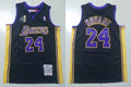 Mens Los Angeles Lakers #24 Kobe Bryant 2009-10 Black Hardwood Classics Swingman Jersey