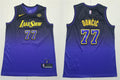 Mens Los Angeles Lakers #77 Luka Doncic 2024-25 Purple City Edition Jersey