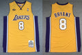 Men’s Los Angeles Lakers #8 Kobe Bryant Gold Hardwood Classics 2000-01 Finals Jersey