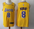 Men’s Los Angeles Lakers #8 Kobe Bryant Nike Gold Icon Edition Swingman Jersey
