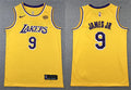 Men’s Los Angeles Lakers #9 Bronny James Jr. Gold Icon Edition Jersey