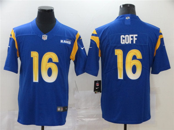 Men’s Los Angeles Rams #16 Jared Goff Nike  Royal Vapor Limited Football Jersey