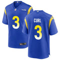 Mens Los Angeles Rams #3 Kamren Curl Nike Royal Vapor Vapor F.U.S.E. Limited Jersey