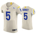 Men’s Los Angeles Rams #5 Jalen Ramsey Nike 2020 Style Bone Vapor Limited Jersey