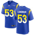 Mens Los Angeles Rams #53 Nate Landman Nike Royal Vapor Vapor F.U.S.E. Limited Jersey