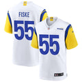 Mens Los Angeles Rams #55 Braden Fiske Nike White Alternate Vapor Limited Jersey