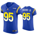 Mens Los Angeles Rams #95 Bobby Brown III Nike Royal Vapor Untouchable Limited Jersey