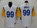 Men’s Los Angeles Rams Aaron Donald #99 White Legend Jersey