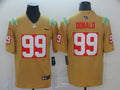Men’s Los Angeles Rams Aaron Donald #99 Yellow City Edition Jersey