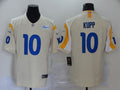 Men’s Los Angeles Rams Cooper Kupp #10 Beige Vapor Limited Jersey