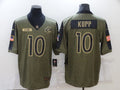 Men’s Los Angeles Rams Cooper Kupp #10 Brown Jersey