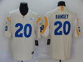 Men’s Los Angeles Rams Jalen Ramsey #20 Beige Vapor Limited Jersey