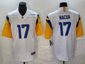 Men’s Los Angeles Rams Puka Nacua #17 White Jersey