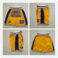 Men’s Lower Merion #33 Kobe Bryant Yellow  Shorts