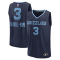 Mens Memphis Grizzlies #3 Kentavious Caldwell-Pope Navy Icon Edition Swingman Jersey