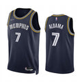Mens Memphis Grizzlies #7 Santi Aldama 2021-22 Navy City Edition Jersey