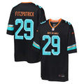 Mens Miami Dolphins #29 Minkah Fitzpatrick Pitch Blue 2025 Rivalries Collection Limited Jersey