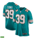 Mens Miami Dolphins #39 Larry Csonka Nike Aqua Retro Alternate Vapor Limited Jersey