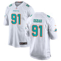 Mens Miami Dolphins #91 Emmanuel Ogbah Nike White Vapor Limited Jersey