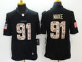 Men’s Miami Dolphins Cameron Wake #91 Black Jersey