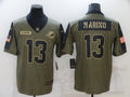 Men’s Miami Dolphins Dan Marino #13 Brown Jersey