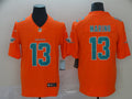 Men’s Miami Dolphins Dan Marino #13 Orange Inverted Legend Jersey