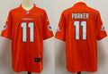 Men’s Miami Dolphins DeVante Parker #11 Orange Aqua Jersey