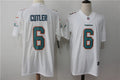 Men’s Miami Dolphins Jay Cutler #6 White Jersey