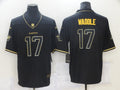 Men’s Miami Dolphins Jaylen Waddle #17 Black Jersey