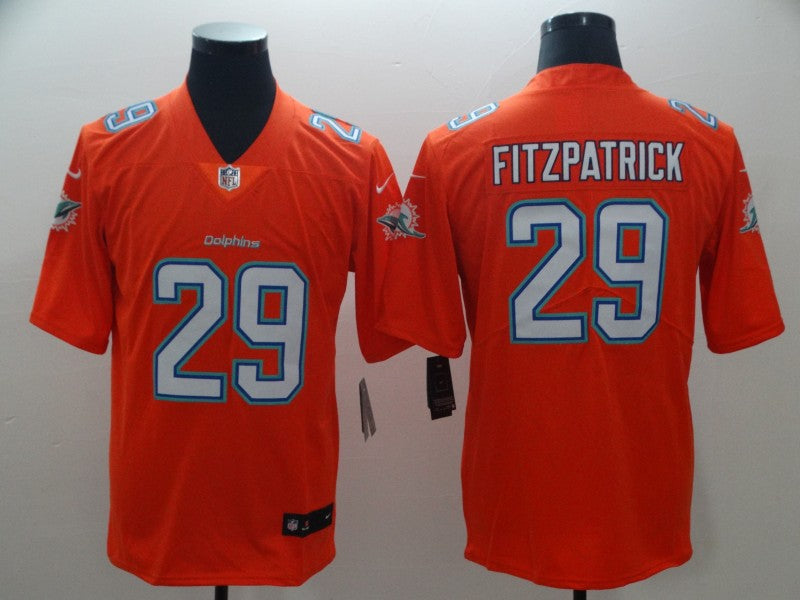 Men’s Miami Dolphins Ryan Fitzpatrick #29 Orange Jersey