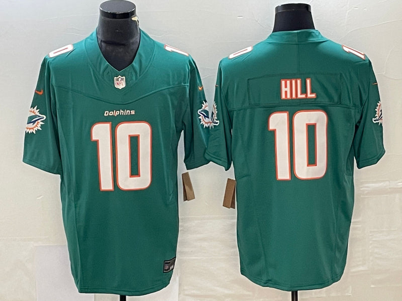 Men’s Miami Dolphins Tyreek Hill #10 Aqua Jersey
