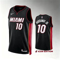 Mens Miami Heat #10 Tim Hardaway Jr.  Nike Black Icon Edition Swingman Jersey