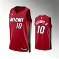 Mens Miami Heat #10 Tim Hardaway Jr. Red Statement Edition Swingman Jersey